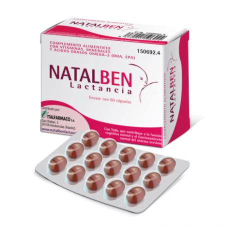 NATALBEN LACTANCIA 60 CAPSULES