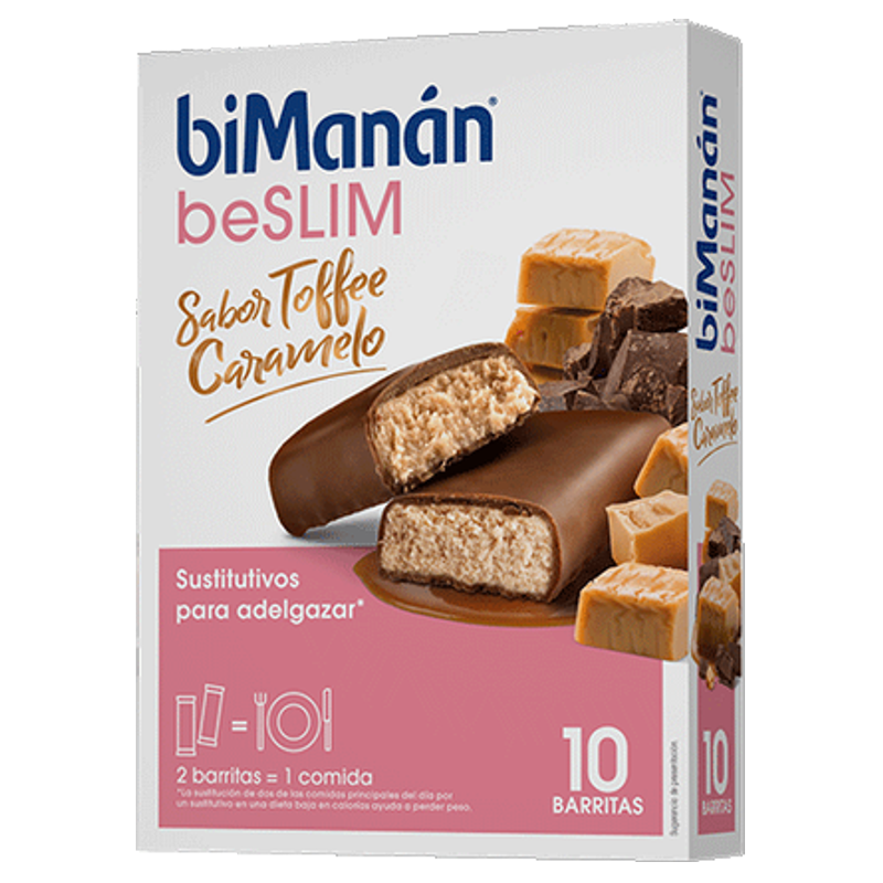 BIMANAN BESLIM TOFFEE CARAMEL 10 BARRETES