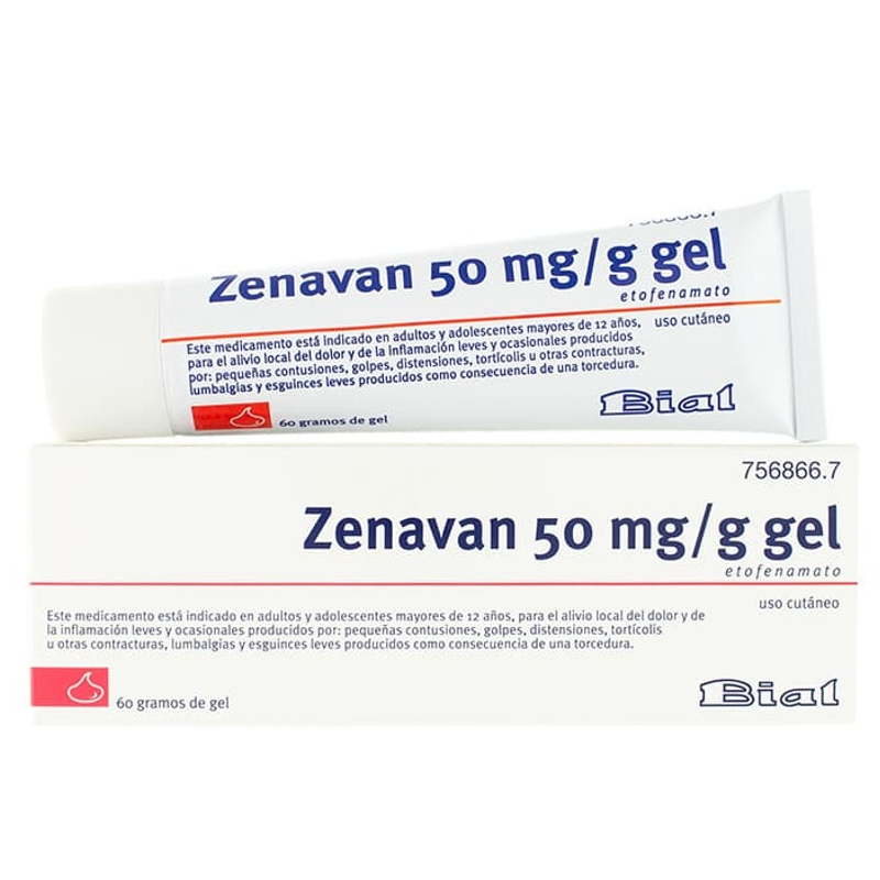 ZENAVAN 50MG/GR GEL 60 GR