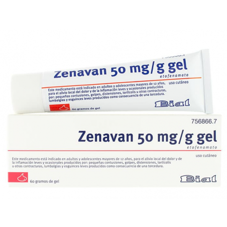 ZENAVAN 50MG/GR GEL 60 GR