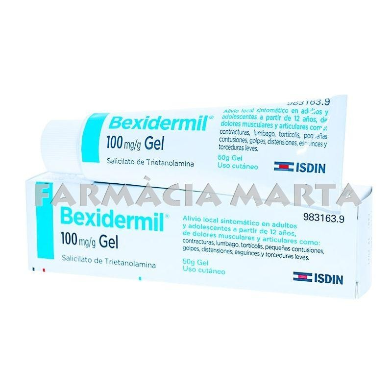 BEXIDERMIL 100 MG/GR GEL 50 GR