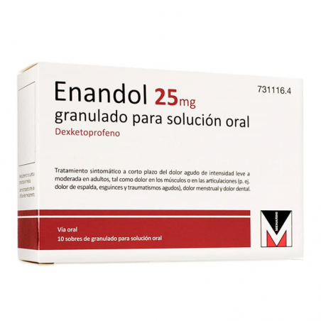 ENANDOL 25 MG GRANULAT 10 SOBRES