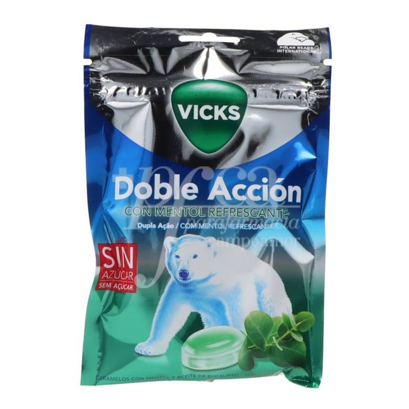 VICKS DOBLE ACCION MENTOL REFRESCANT 72 GR