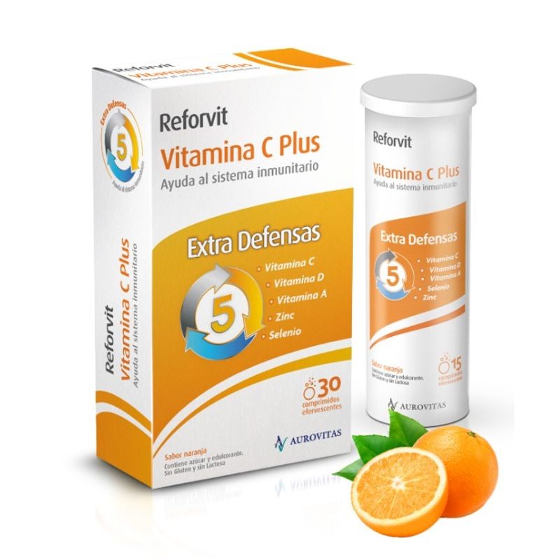 REFORVIT VITAMINA C PLUS 30 COMPRIMTS EFERVESCENTS