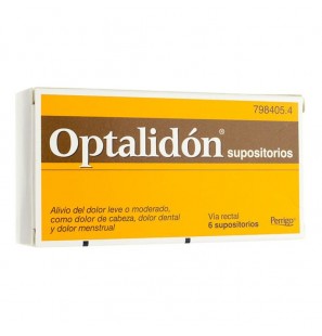 OPTALIDON 500/75 MG 6 SUPOSITORIS