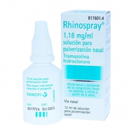 RHINOSPRAY 1,18 MG/ML PULVERITZADOR 12 ML