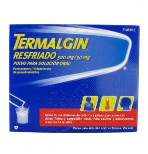 TERMALGIN RESFRIADO 500MG/30MG 10 SOBRES