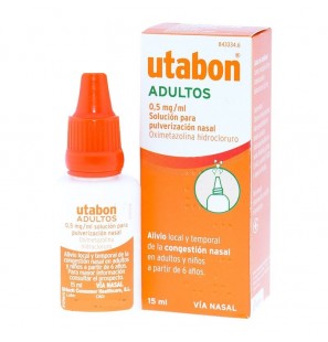 UTABON ADULTOS SOLUCIÓN PULVERIZADOR NASAL 15 ML