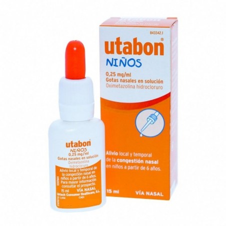 UTABON NIÑOS GOTES NASALS 15 ML