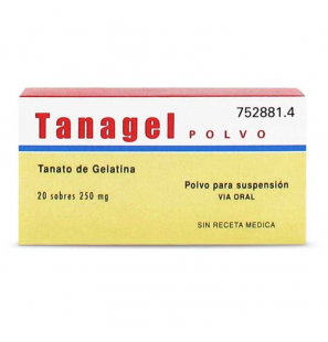 TANAGEL 250 MG 20 SOBRES