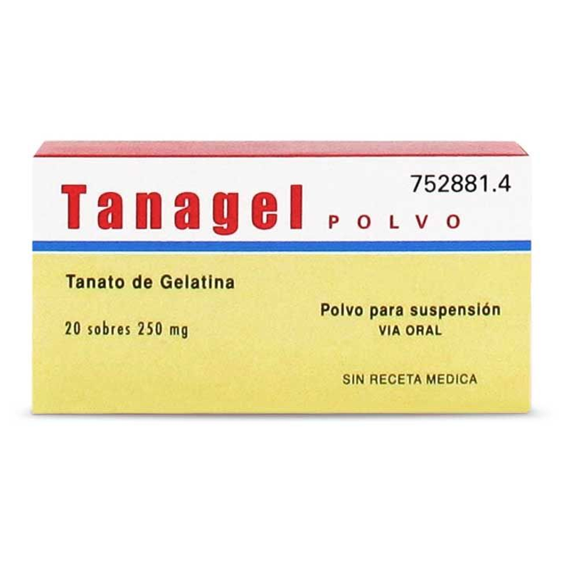 TANAGEL 250 MG 20 SOBRES