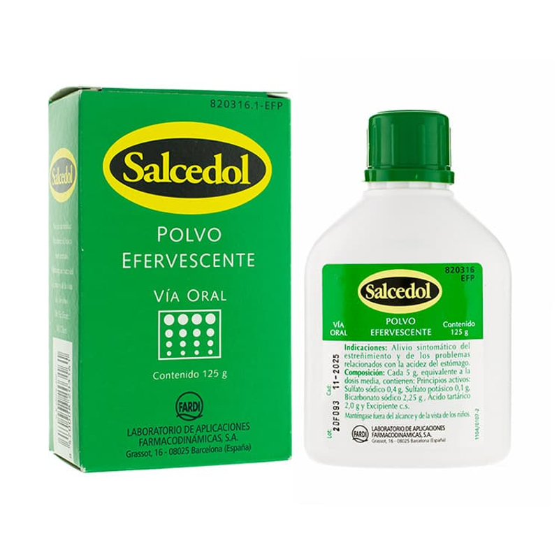 SALCEDOL POLVO EFERVESCENTE 125 GR