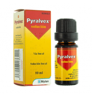 PYRALVEX SOLUCIÓ BUCAL 10 ML