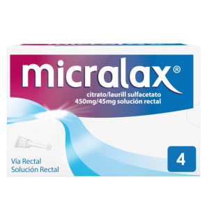 MICRALAX 450 MG/45MG SOLUCIÓ RECTAL 4 ENEMES