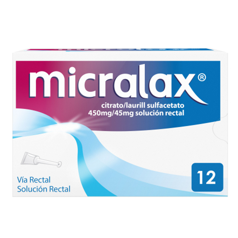 MICRALAX 450 MG/45MG SOLUCIÓ RECTAL 12 ENEMES