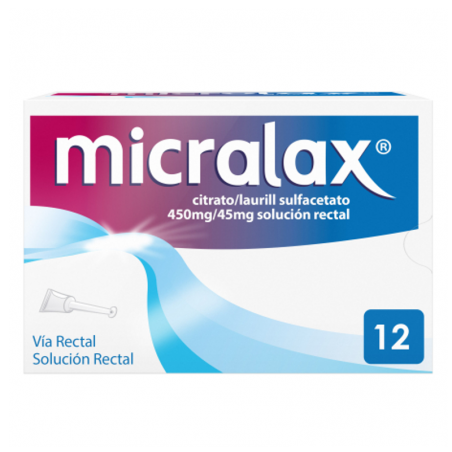 MICRALAX 450 MG/45MG SOLUCIÓ RECTAL 12 ENEMES