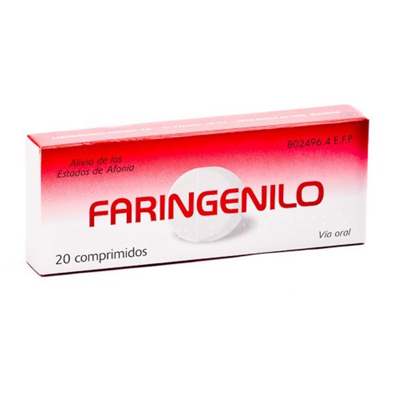 FARINGENILO 20 COMPRIMITS