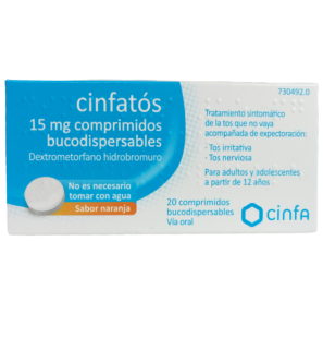 CINFATOS 15 MG 20 COMPRIMITS BUCODISPERSABLES