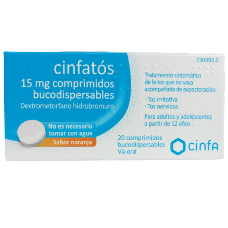 CINFATOS 15 MG 20 COMPRIMITS BUCODISPERSABLES