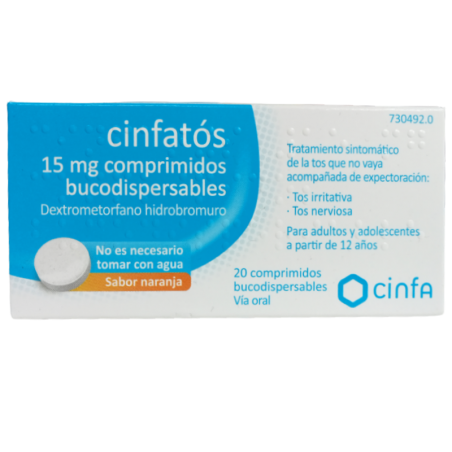 CINFATOS 15 MG 20 COMPRIMITS BUCODISPERSABLES