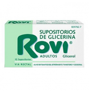 ROVI 12 SUPOSITORIOS DE GLICERINA ADULTS