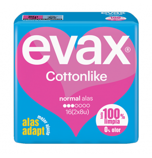 EVAX COTTONLIKE NORMAL ALES 16 UNITATS