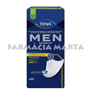 TENA MEN ACTIVE FIT NIVELL 2 (4*) 20 UNITATS