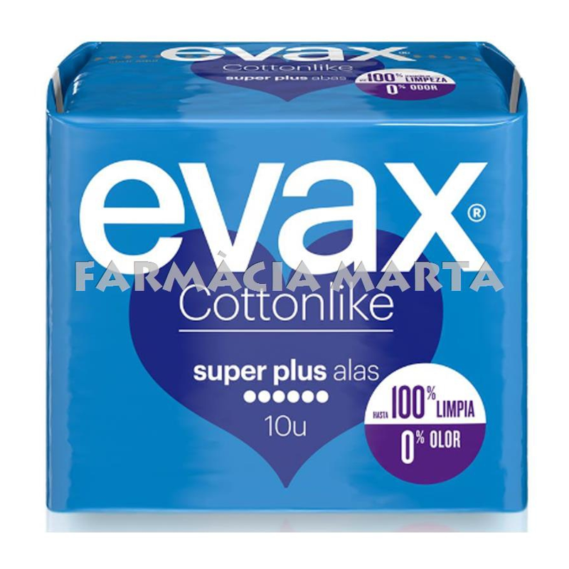 EVAX COTTONLIKE SUPER PLUS ALES 10 UNITATS