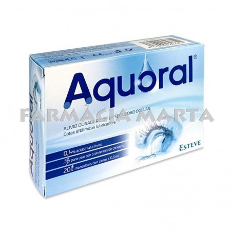 AQUORAL 20 MONODOSIS 0.5 ML