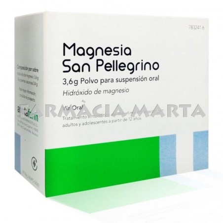 MAGNESIA SAN PELLEGRINO 3.6 GR 20 SOBRES