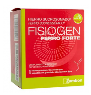 FISIOGEN FERRO FORTE 30 MG 30 SOBRES