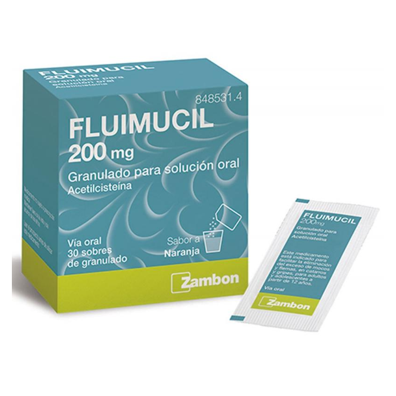 FLUIMUCIL 200 MG GRANULADO 30 SOBRES