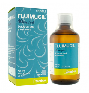 FLUIMUCIL 40 MG/ML SOLUCION ORAL 200 ML