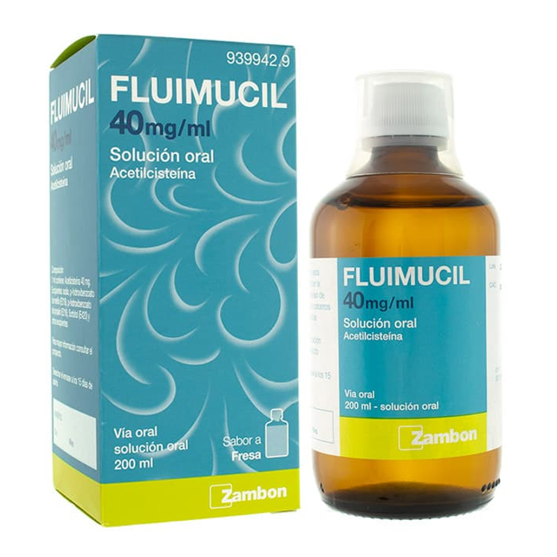 FLUIMUCIL 40 MG/ML SOLUCION ORAL 200 ML