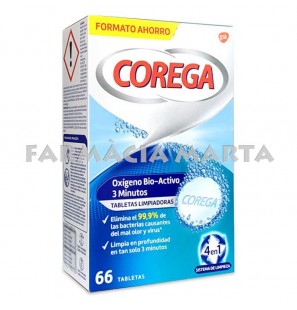 COREGA OXÍGENO BIO-ACTIVO 3 MINUTS 66 PASTILLES OFERTA