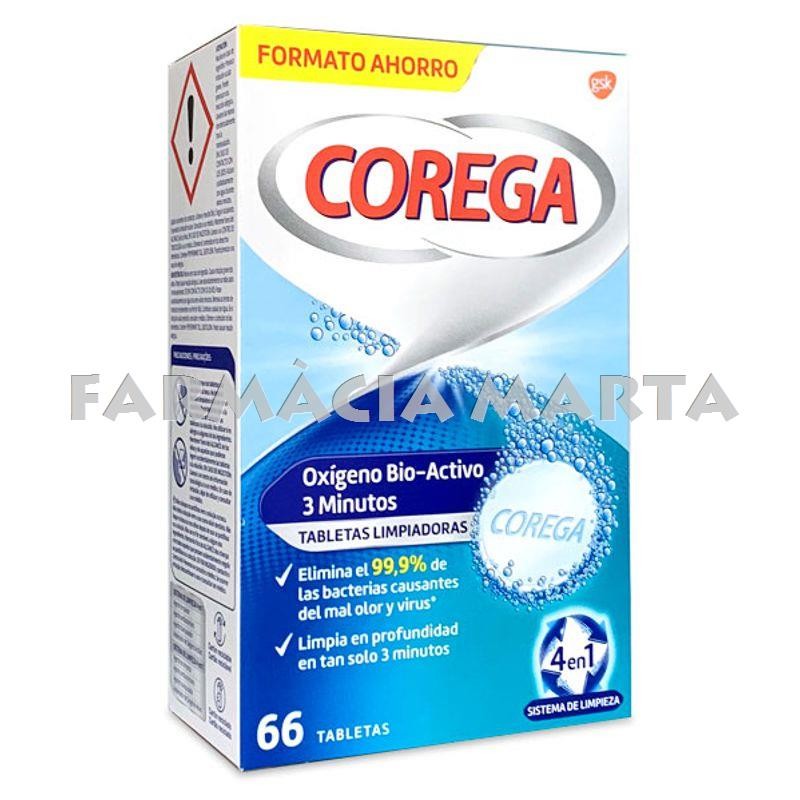 COREGA OXÍGENO BIO-ACTIVO 3 MINUTS 66 PASTILLES OFERTA