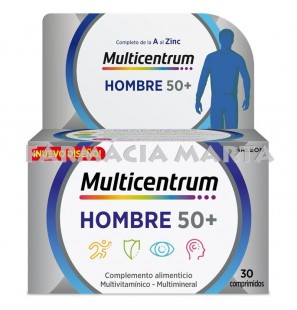 MULTICENTRUM HOMBRE 50+ 30 COMPRIMITS