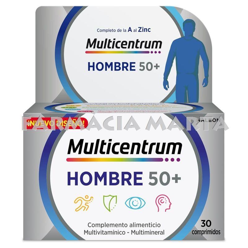 MULTICENTRUM HOMBRE 50+ 30 COMPRIMITS