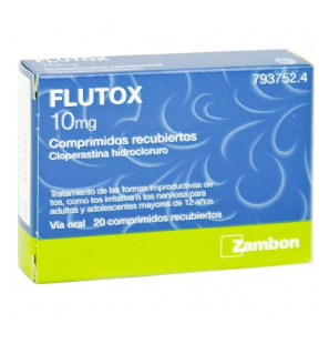 FLUTOX 10 MG 20 COMPRIMITS RECOBERTS