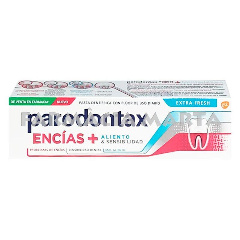 PARODONTAX ENCIAS ALIENTO SENSIBILIDAD EXTRA FRESH PASTA DENTAL 75 ML