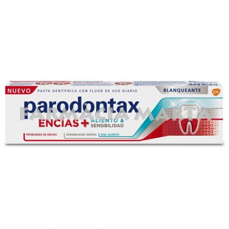 PARODONTAX ENCIAS ALIENTO SENSIBILIDAD BLANQUEJANT PASTA DENTAL 75 ML