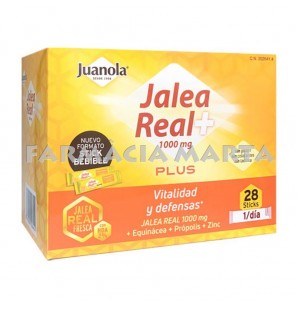 JUANOLA JALEA REAL PLUS 28 SOBRES 10 ML