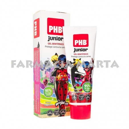 PHB JUNIOR GEL DENTAL MIRACULOUS 75 ML