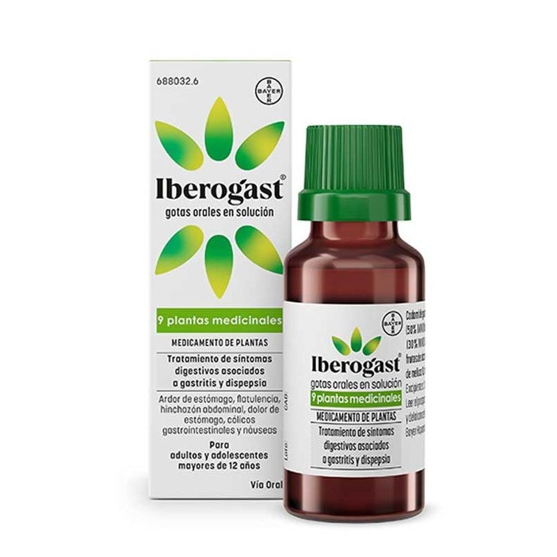 IBEROGAST GOTES ORALS SOLUCIÓ 20 ML