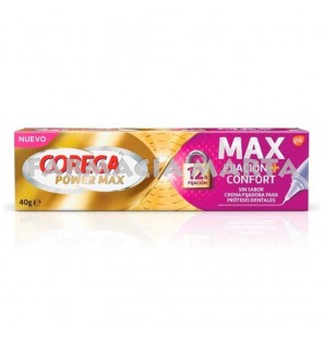 COREGA POWER MAX FIJACIÓN + CONFORT 40 GR