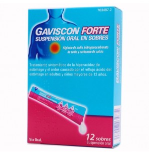 GAVISCON FORTE 12 SOBRES