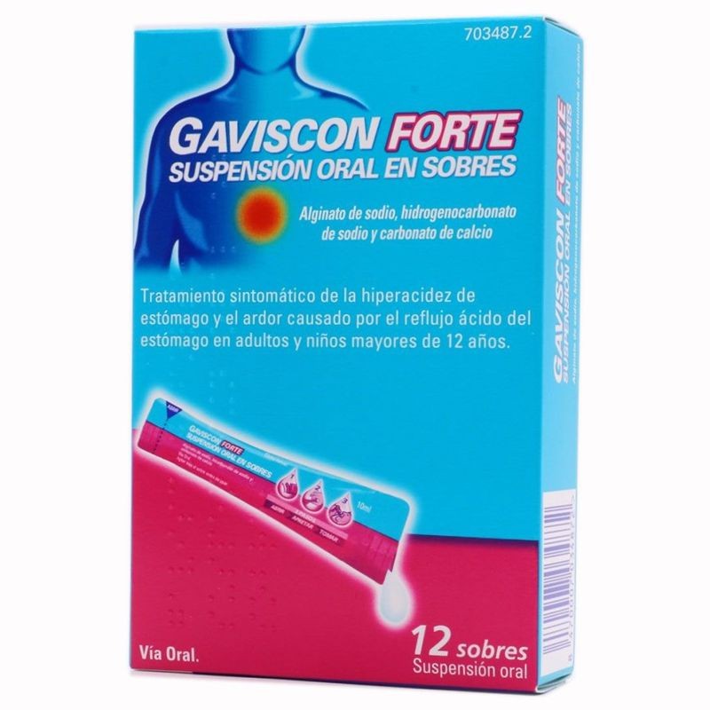 GAVISCON FORTE 12 SOBRES