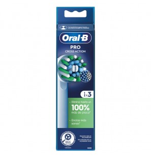 ORAL B PRO CROSS ACTION RECANVI 3 UNITATS