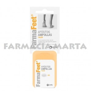 FARMAFEET APÓSITOS AMPOLLAS TALÓN 5 UNITATS