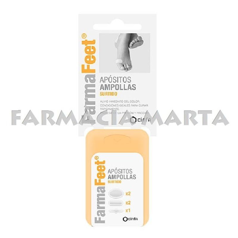 FARMAFEET APÓSITOS AMPOLLAS SURTIDO 5 UNITATS